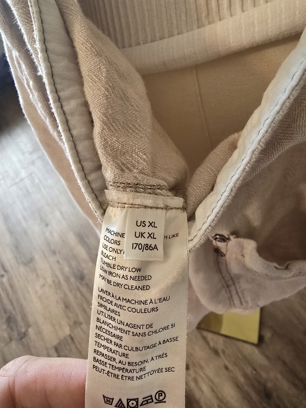 Free People Light Cream Wide-Leg Overalls - Picture 3 of 5